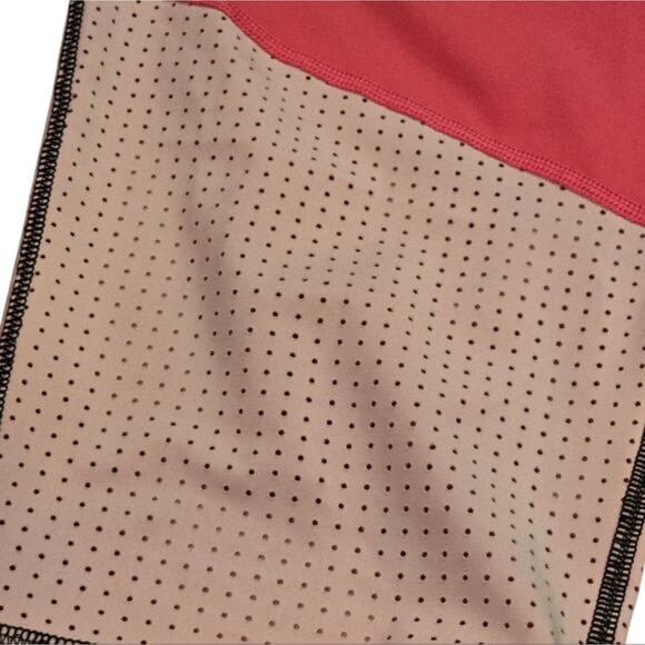 Livi Lane Bryant Pink and Black Mesh Cropped Pocket Leggings Plus‎ Size 3X 22 24 - Picture 7 of 10